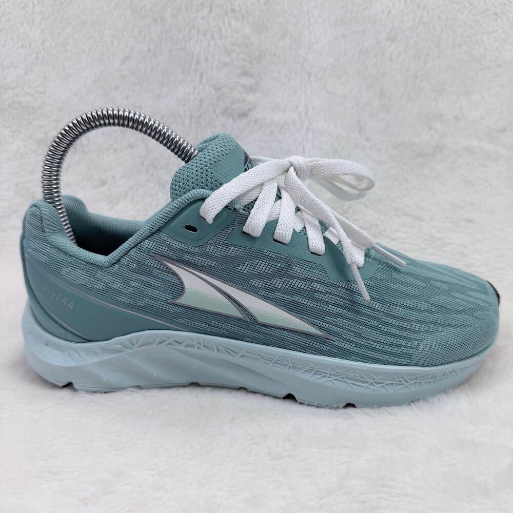 Altra Rivera Womens Road Running Shoes Teal Green Size 6 Zero Drop FootShape